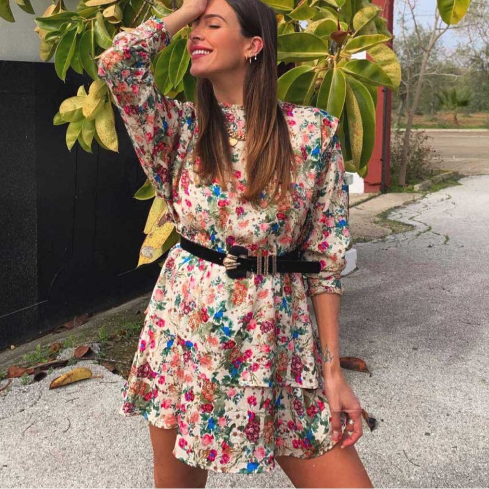Zara Floral Print Women's Dress XS used